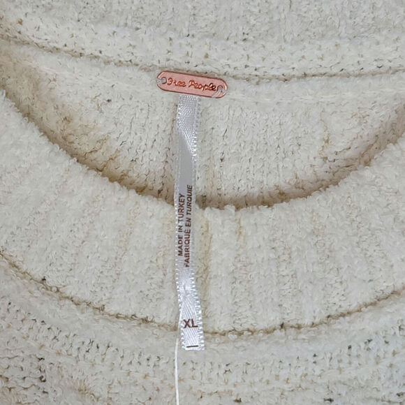 FREE PEOPLE Rowan Sweater Vest in Ivory, sz XL - Picture 6 of 16